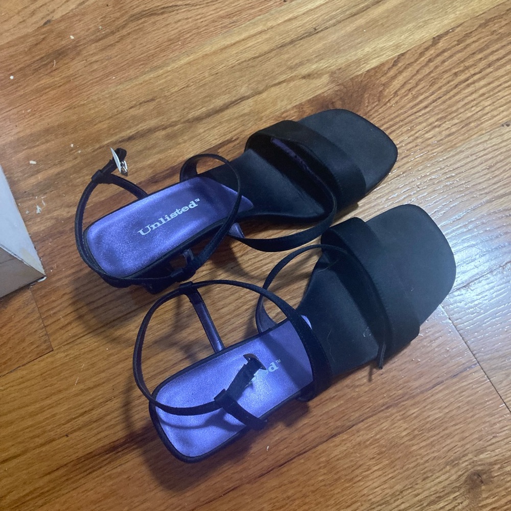 Unlisted Y2K black heels